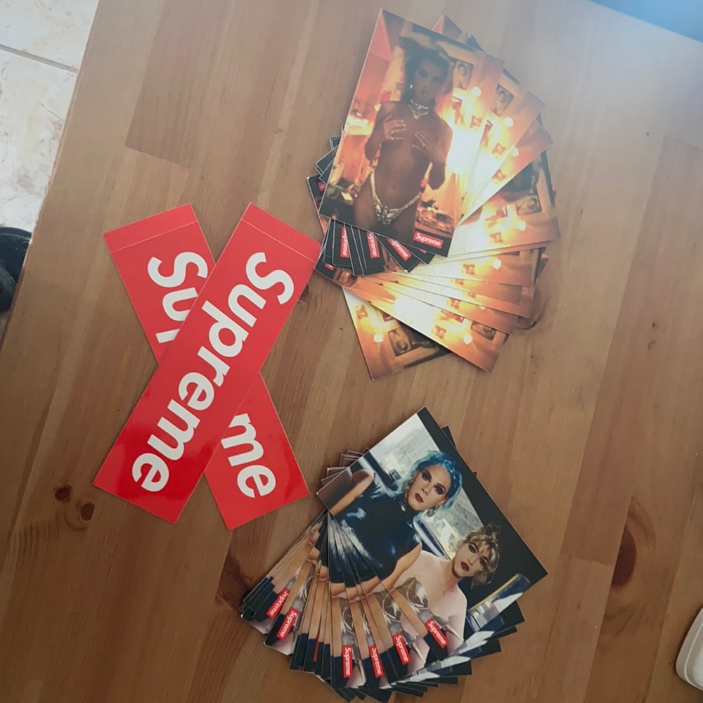 40 Nan Goldin Supreme stickers